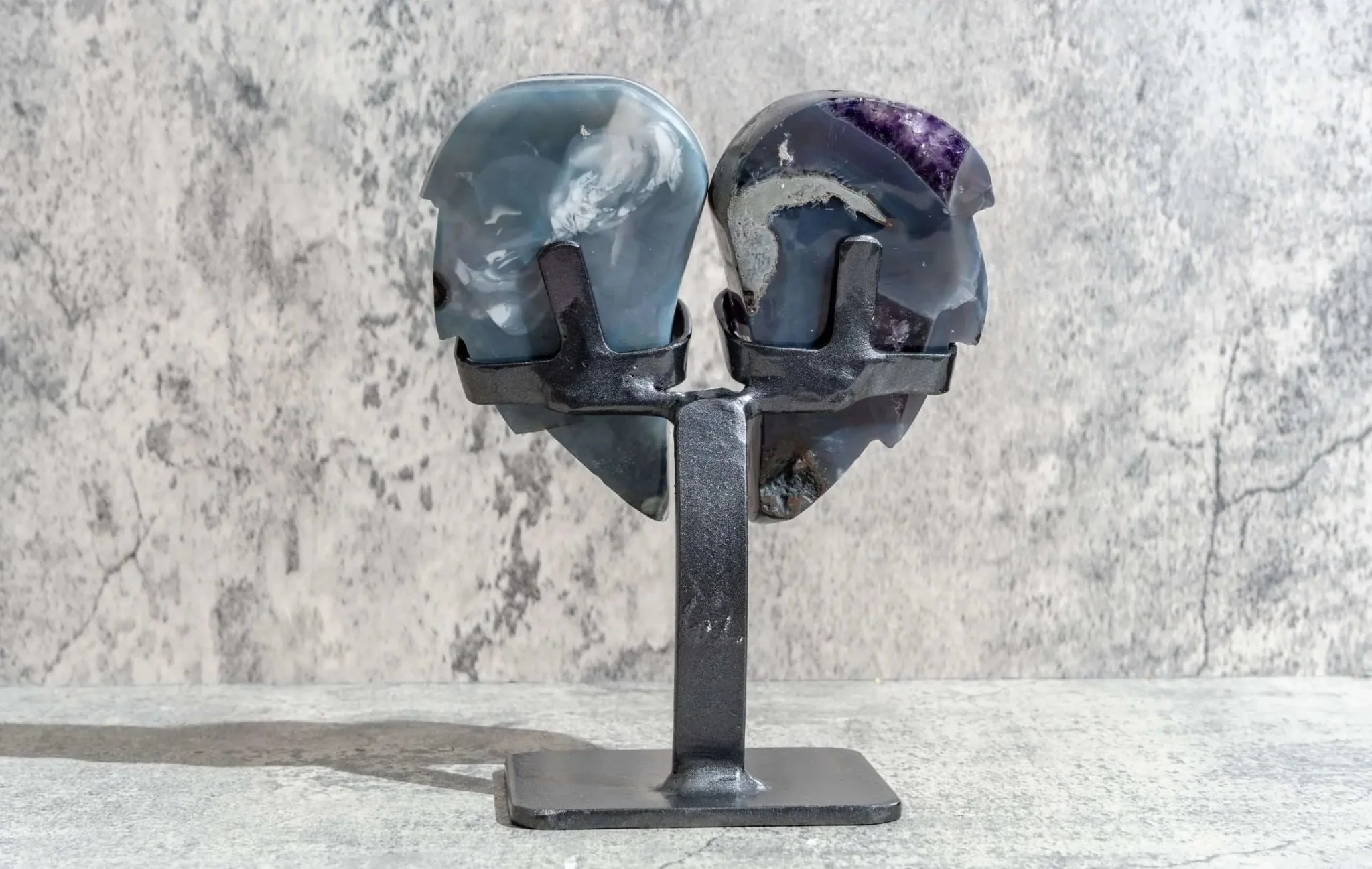 7.5" Dark Amethyst Angel Wing Pair - Image 5