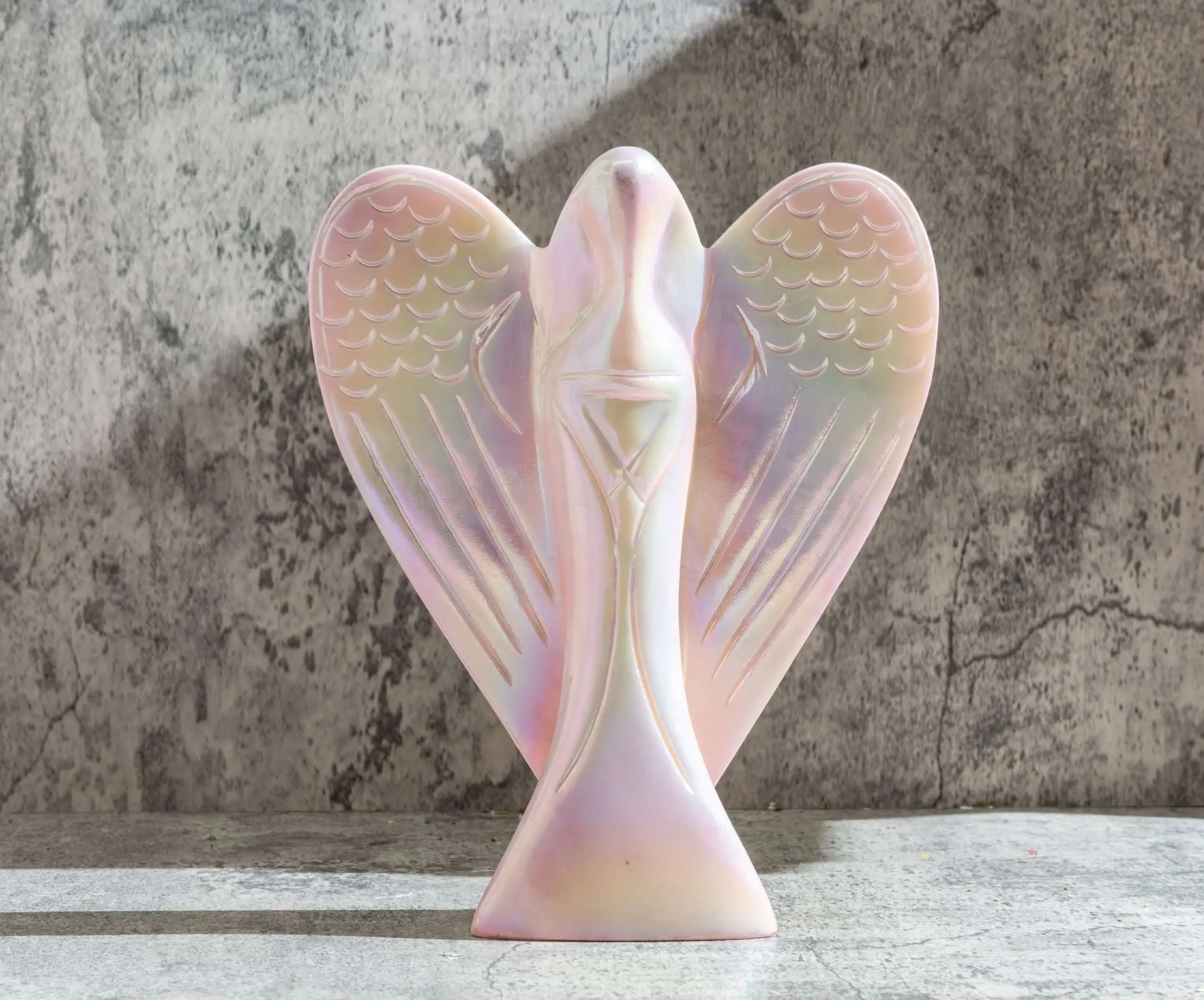 8" Angel Aura Crystal Angel Statue For Loving Guidance - Image 5