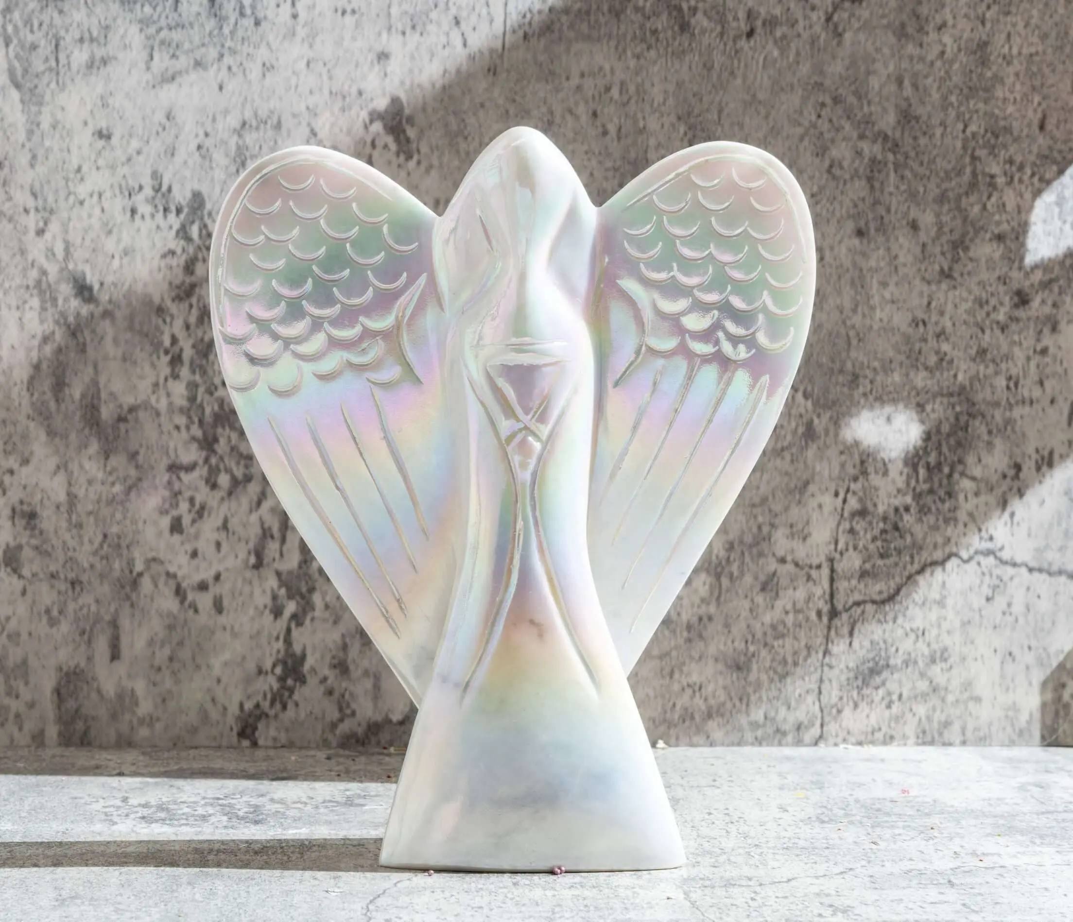 8" Angel Aura Crystal Angel Statue For Loving Guidance - Image 6