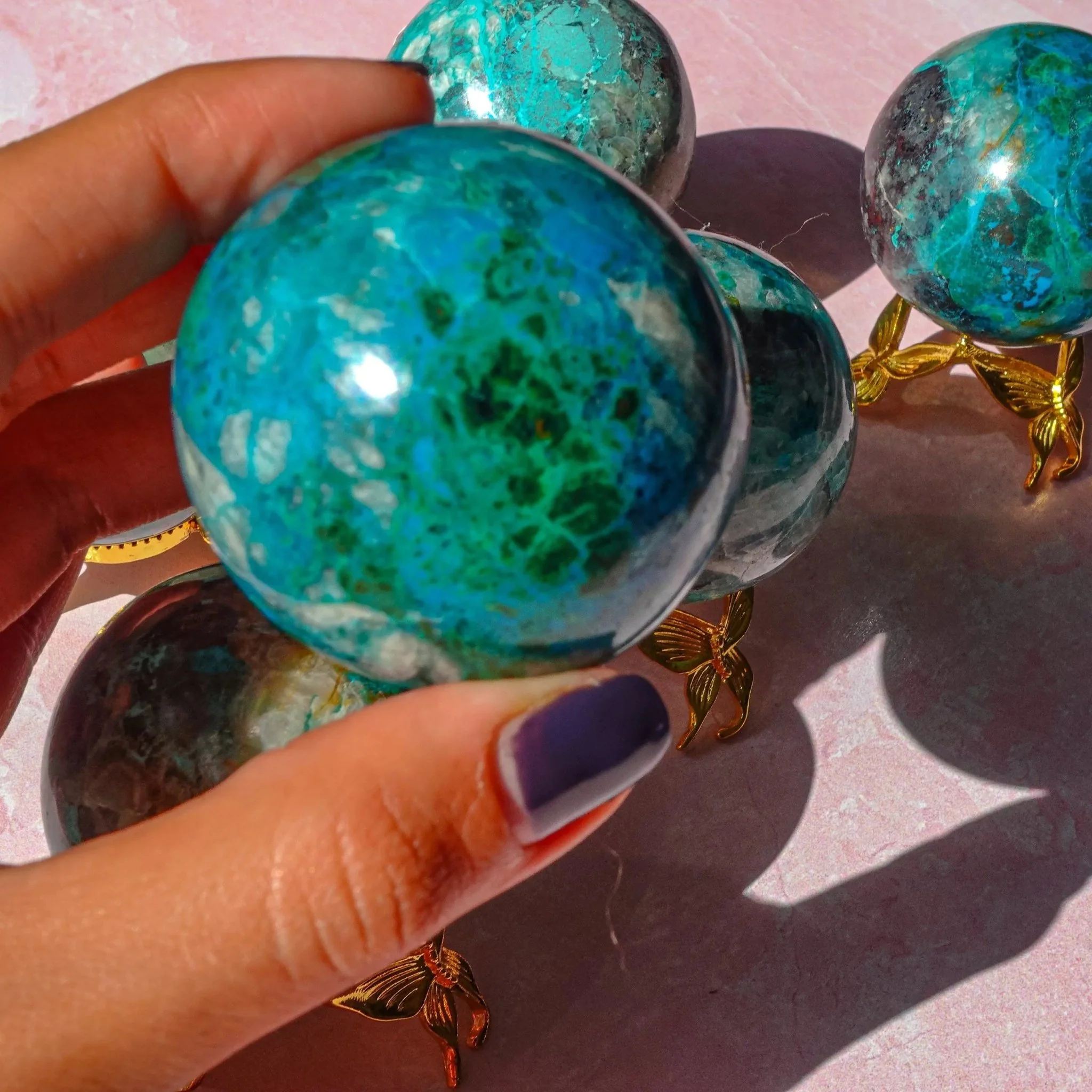 Chrysocolla Spheres - Image 4