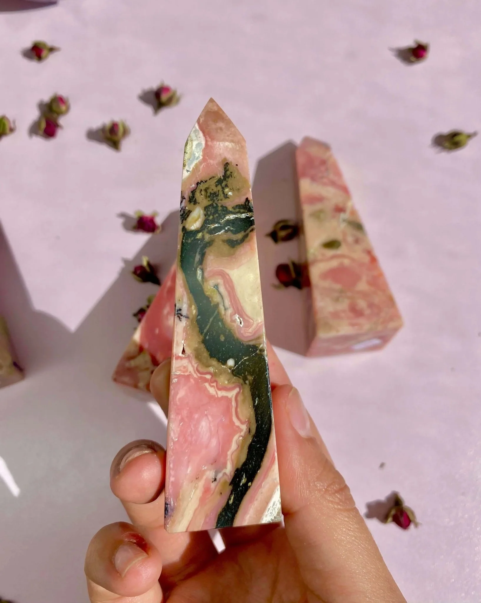 Peruvian Pink Opal Towers for Heart Healing - Image 4