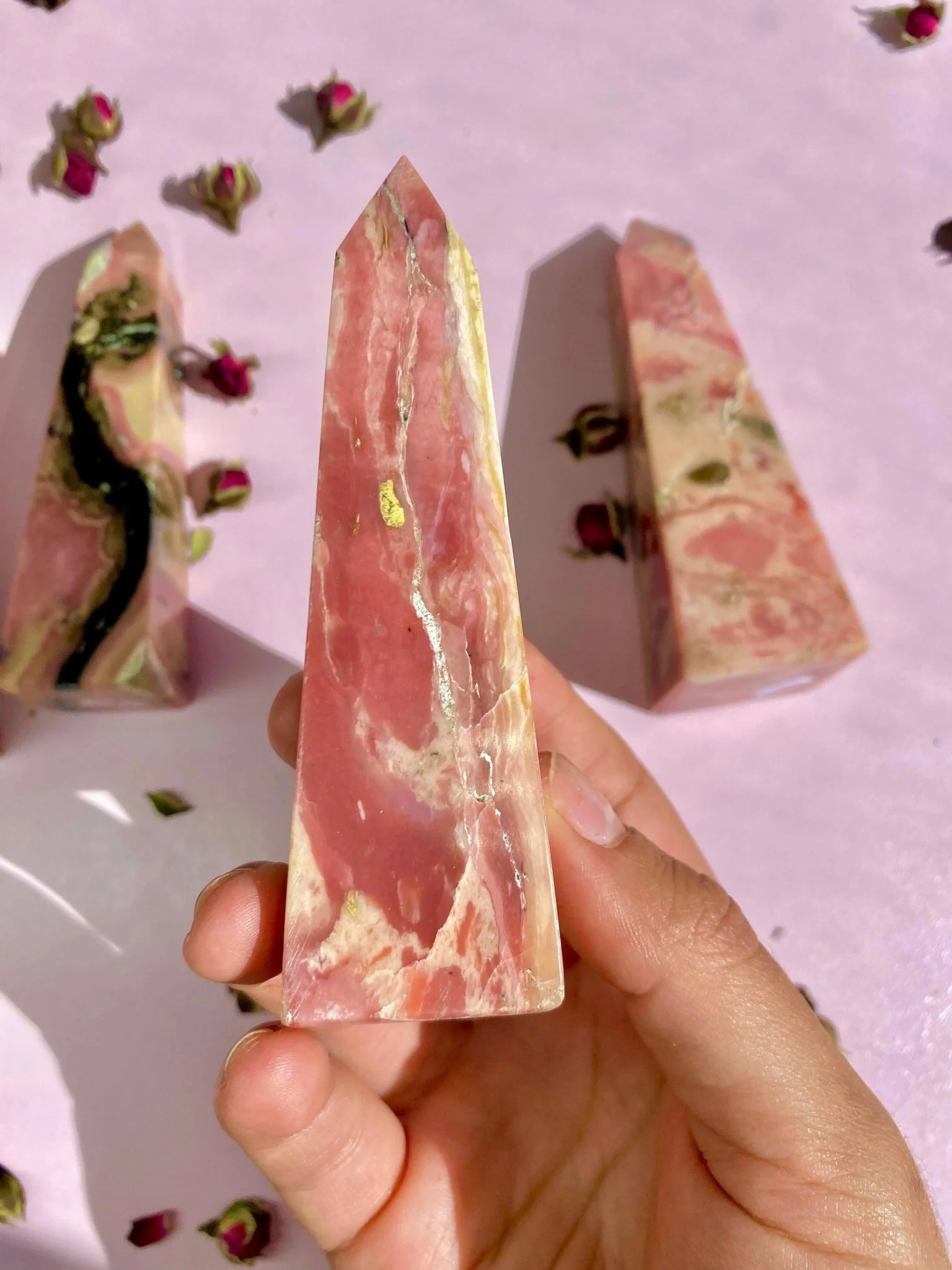 Peruvian Pink Opal Towers for Heart Healing - Image 5