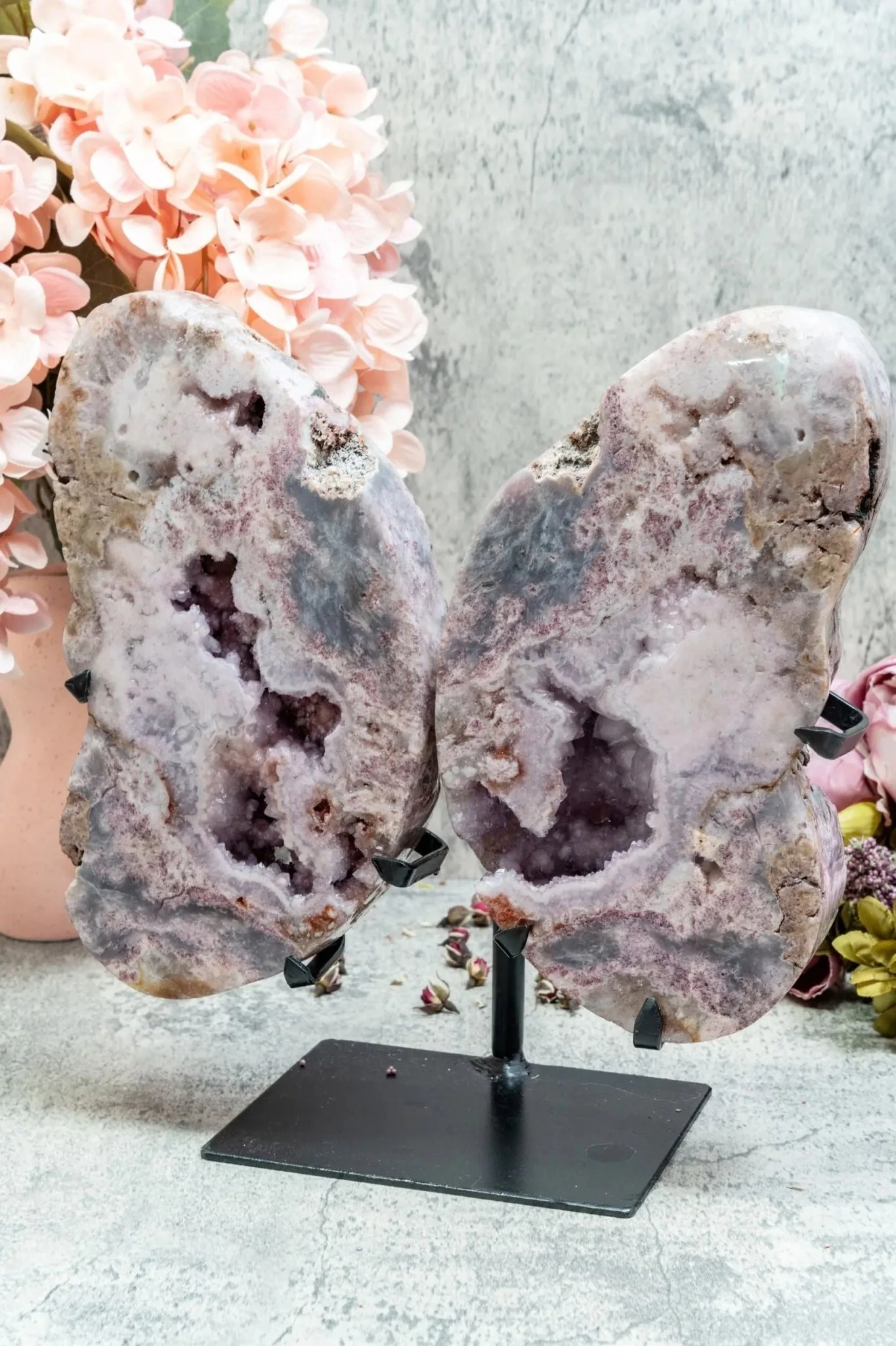 Pink Amethyst Butterfly Wing Slabs - Image 5
