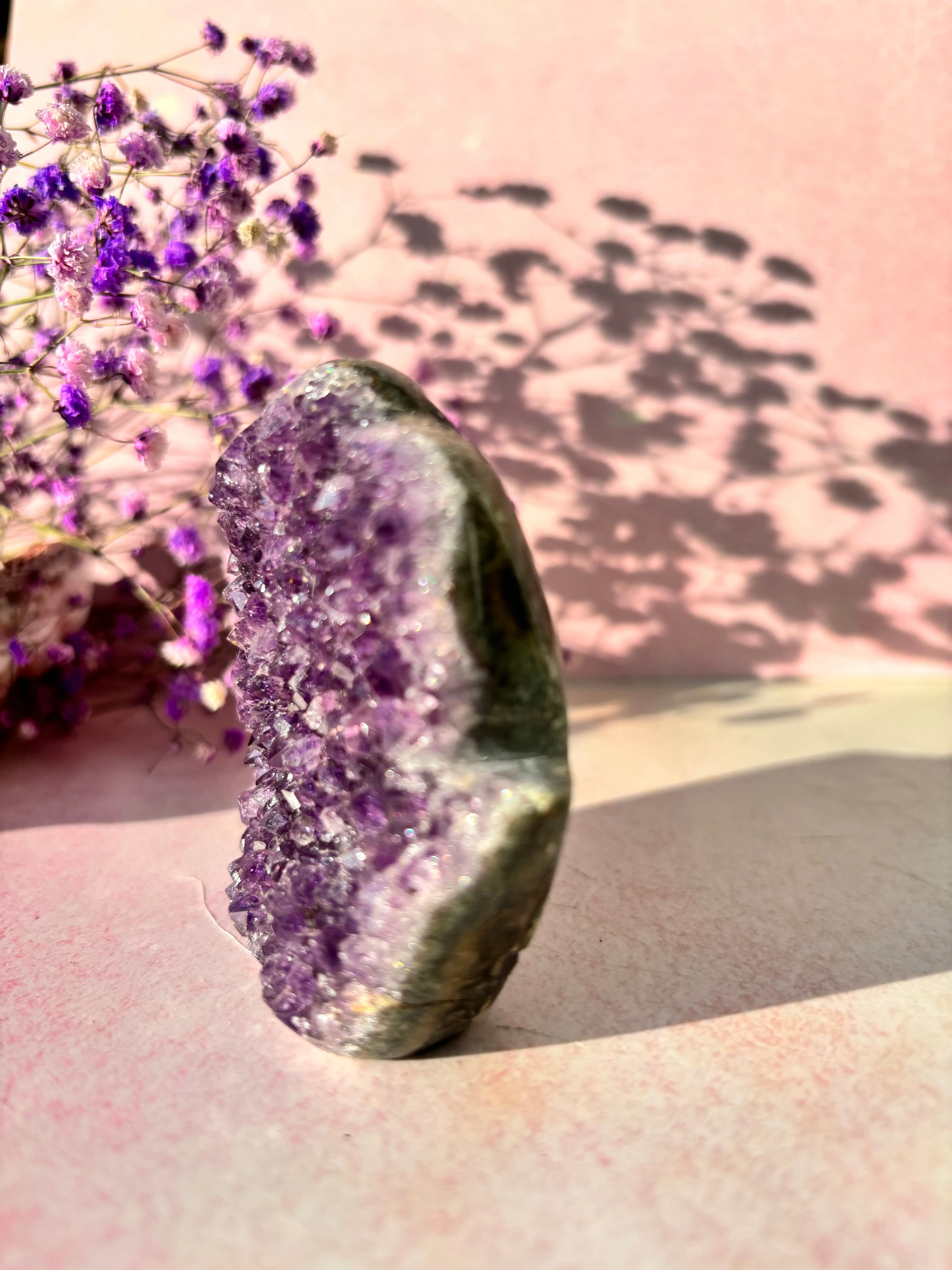 Radiant Amethyst Hamsa Hand - Image 4