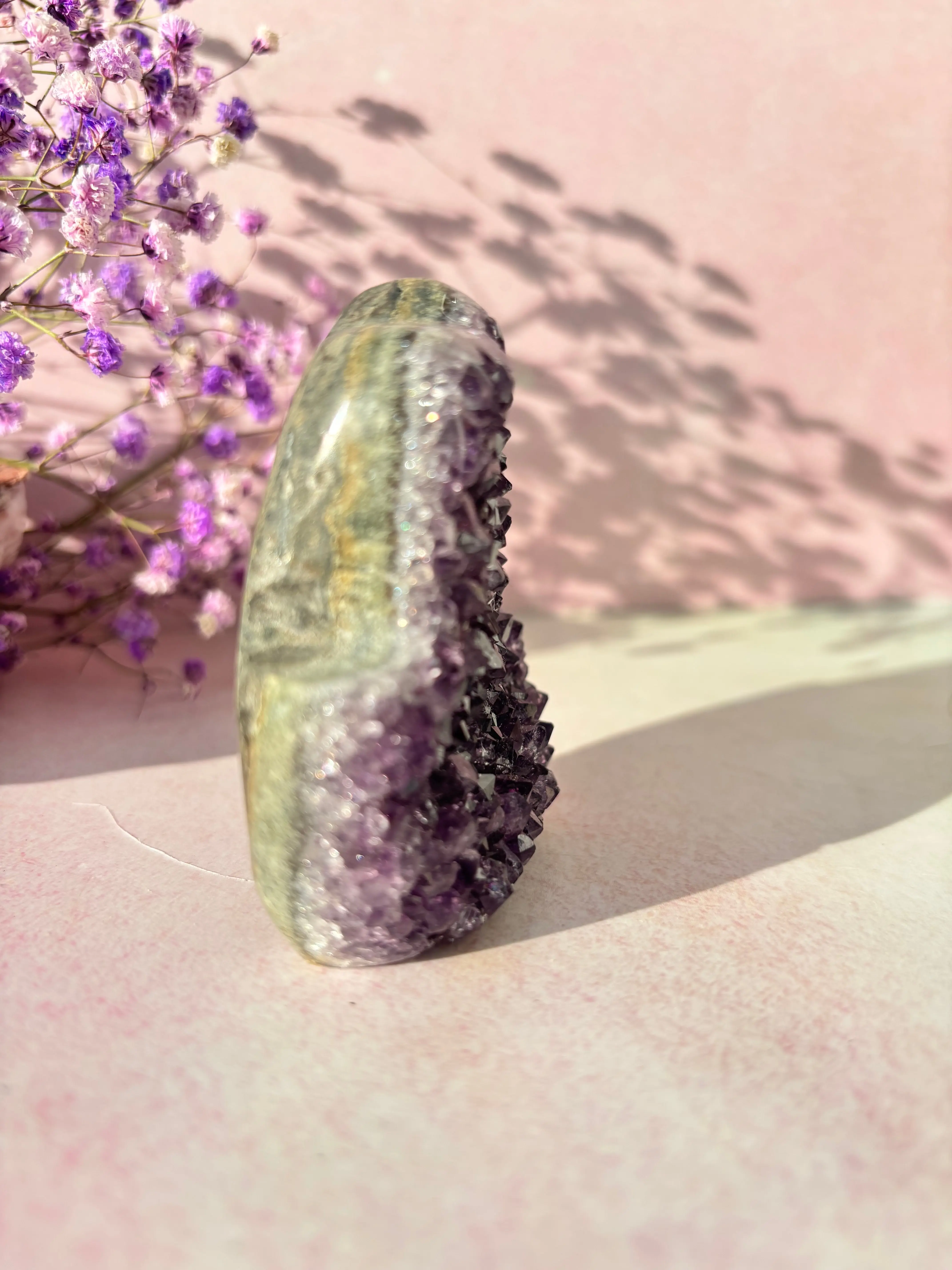Radiant Amethyst Hamsa Hand - Image 5