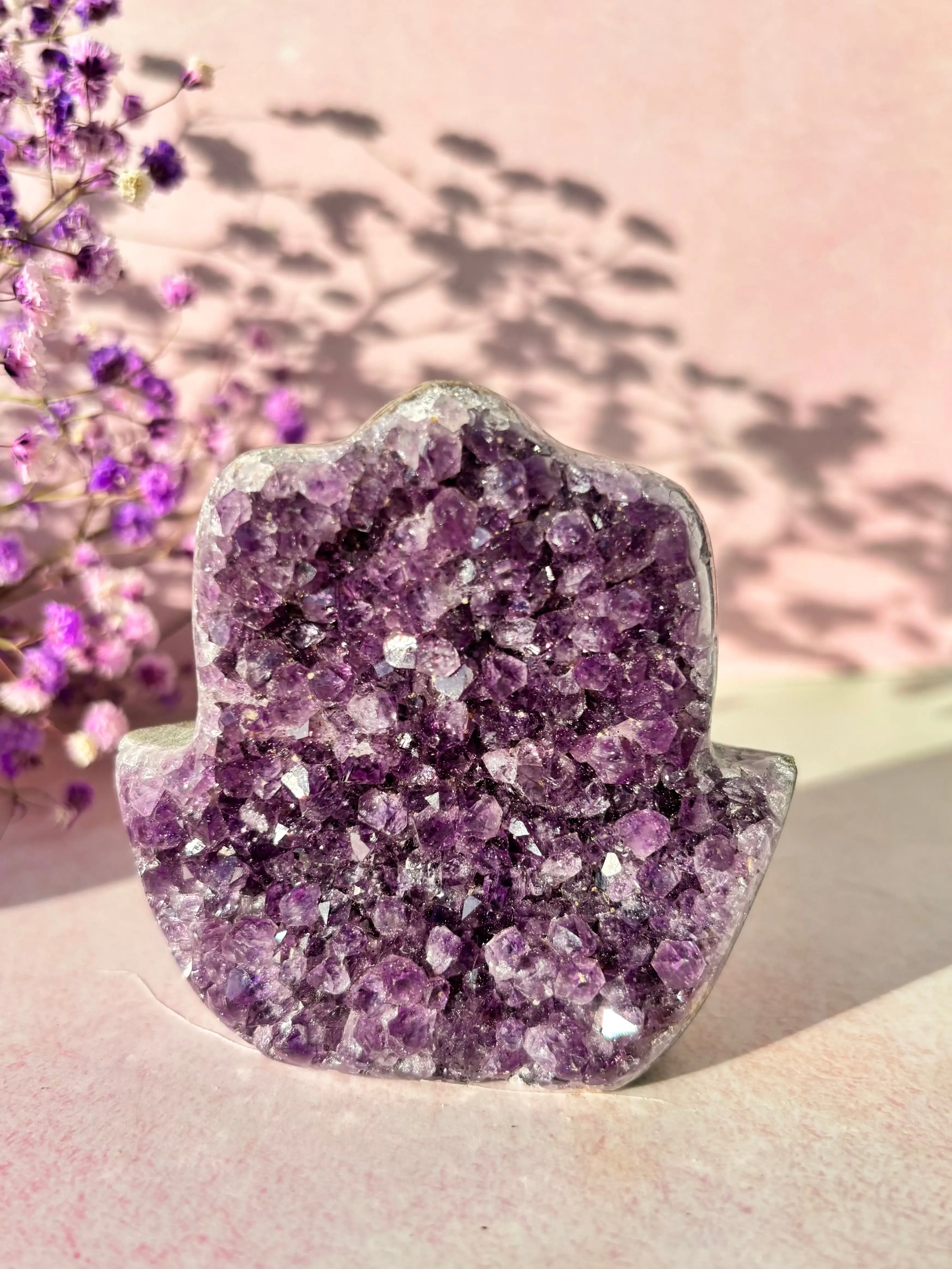 Radiant Amethyst Hamsa Hand - Image 6