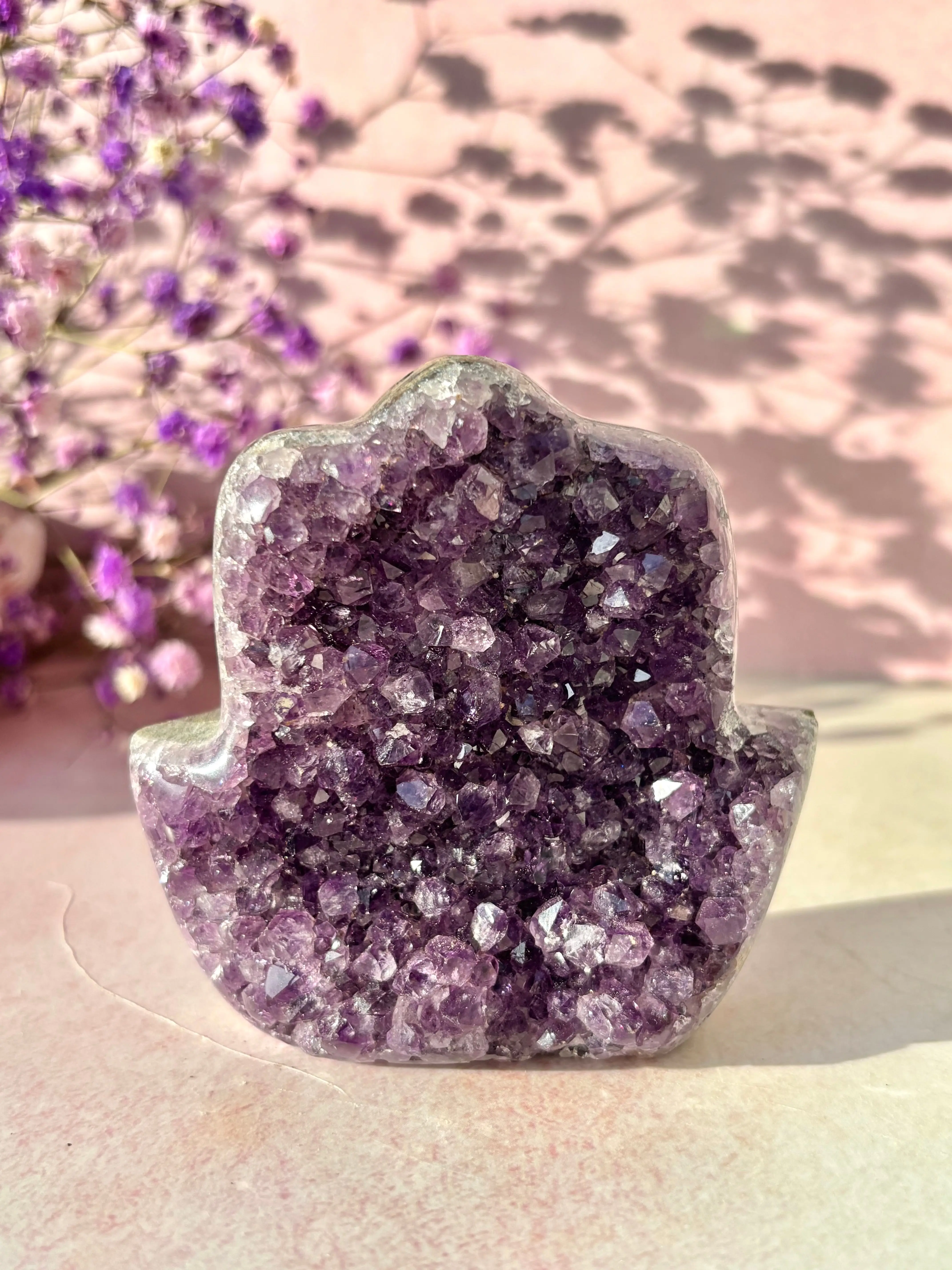 Radiant Amethyst Hamsa Hand - Image 7