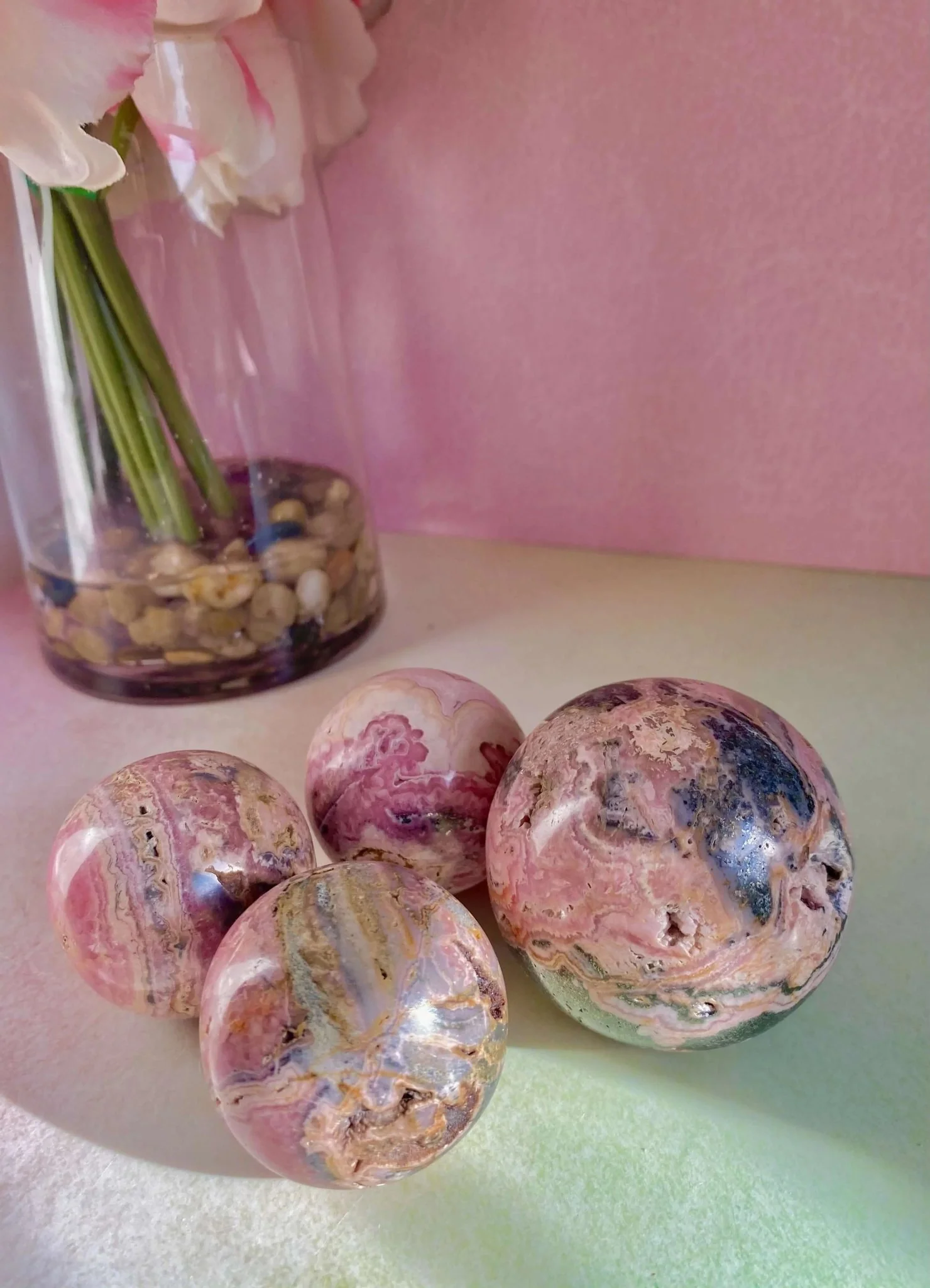Rhodochrosites Spheres  For Love & Compassion - Image 4