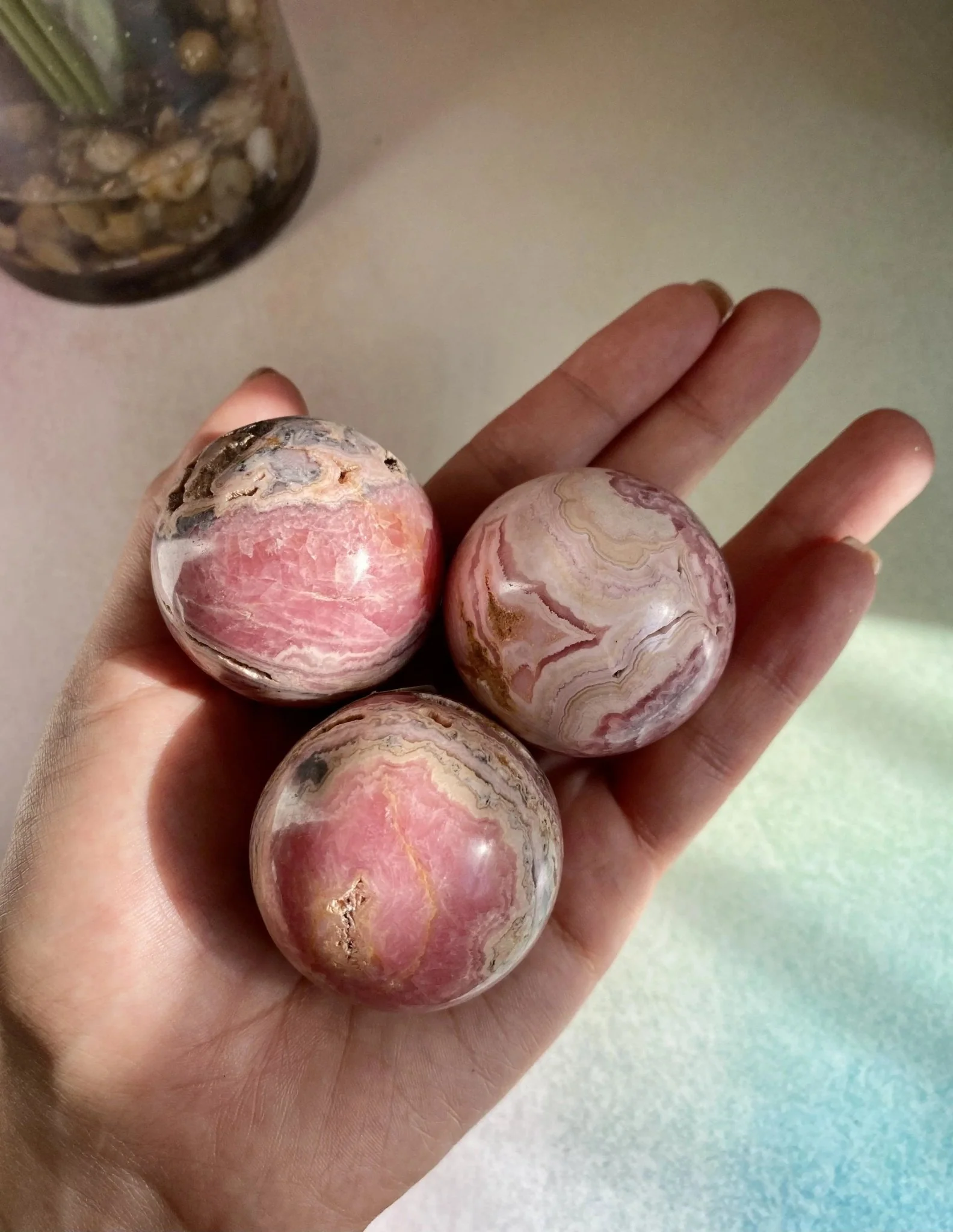 Rhodochrosites Spheres  For Love & Compassion - Image 5